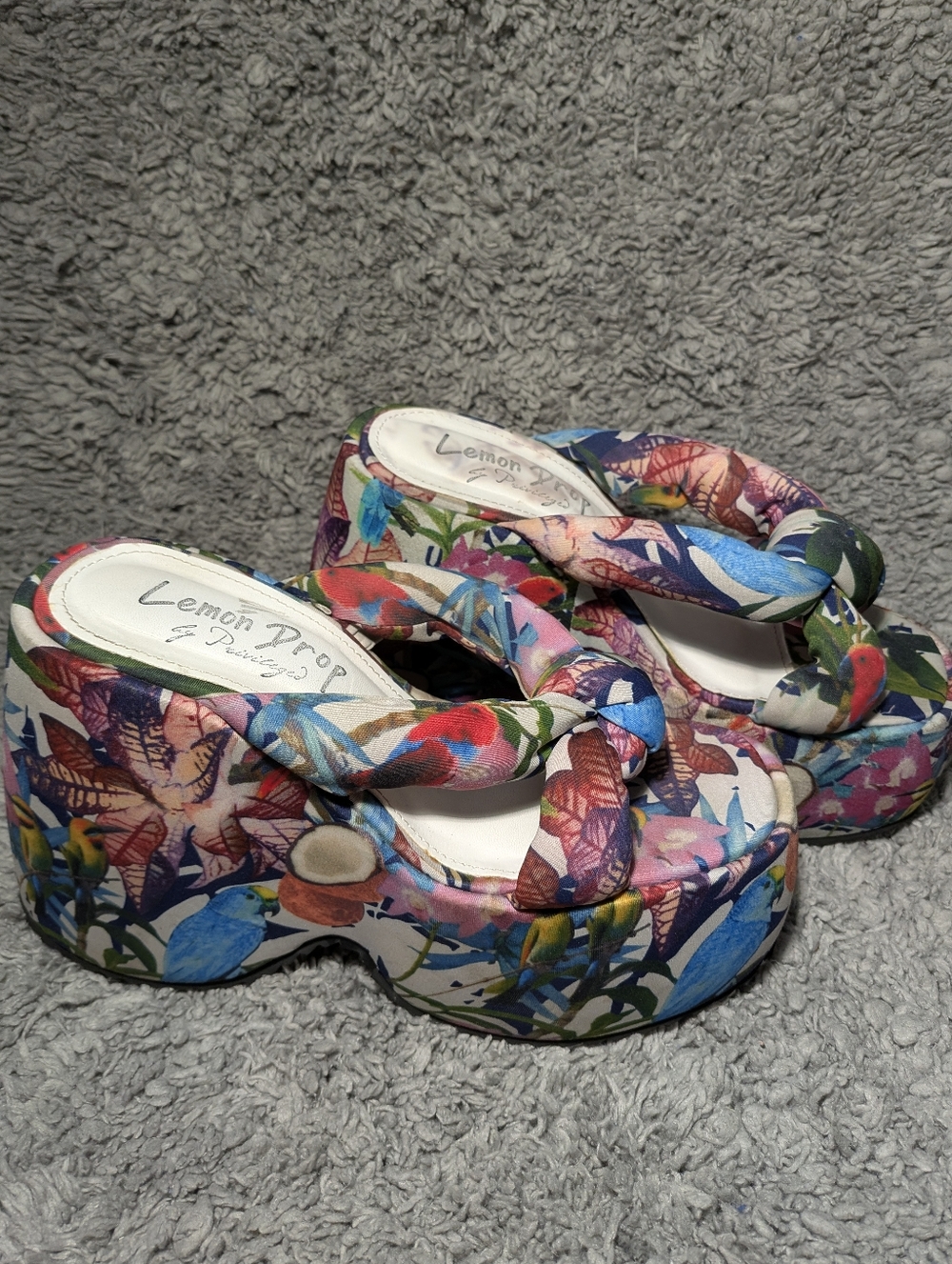 Lemon Drop By Privileged Platform In The Color Floral Size 8